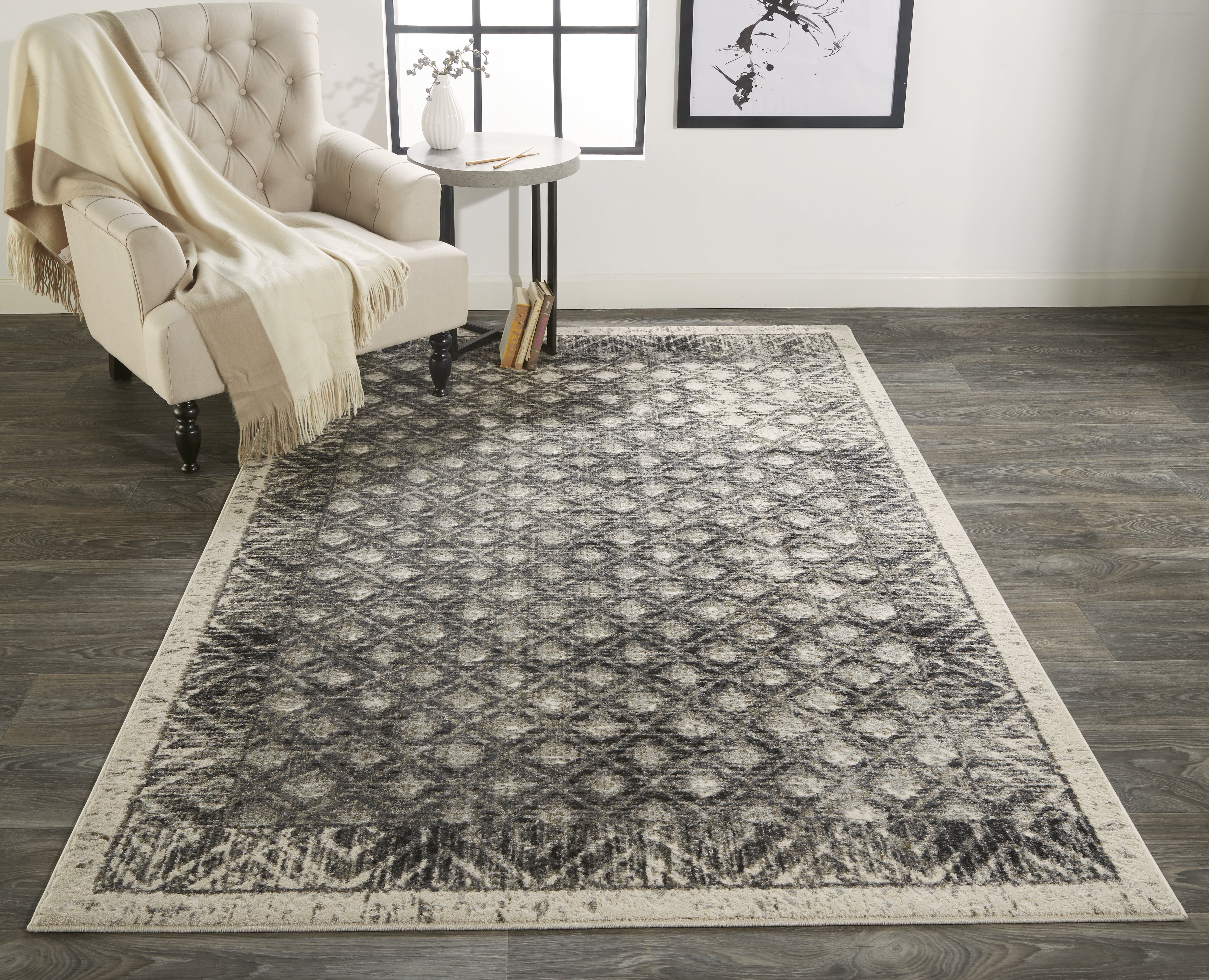 Kano Transitional Diamond - Ivory/Black/Taupe