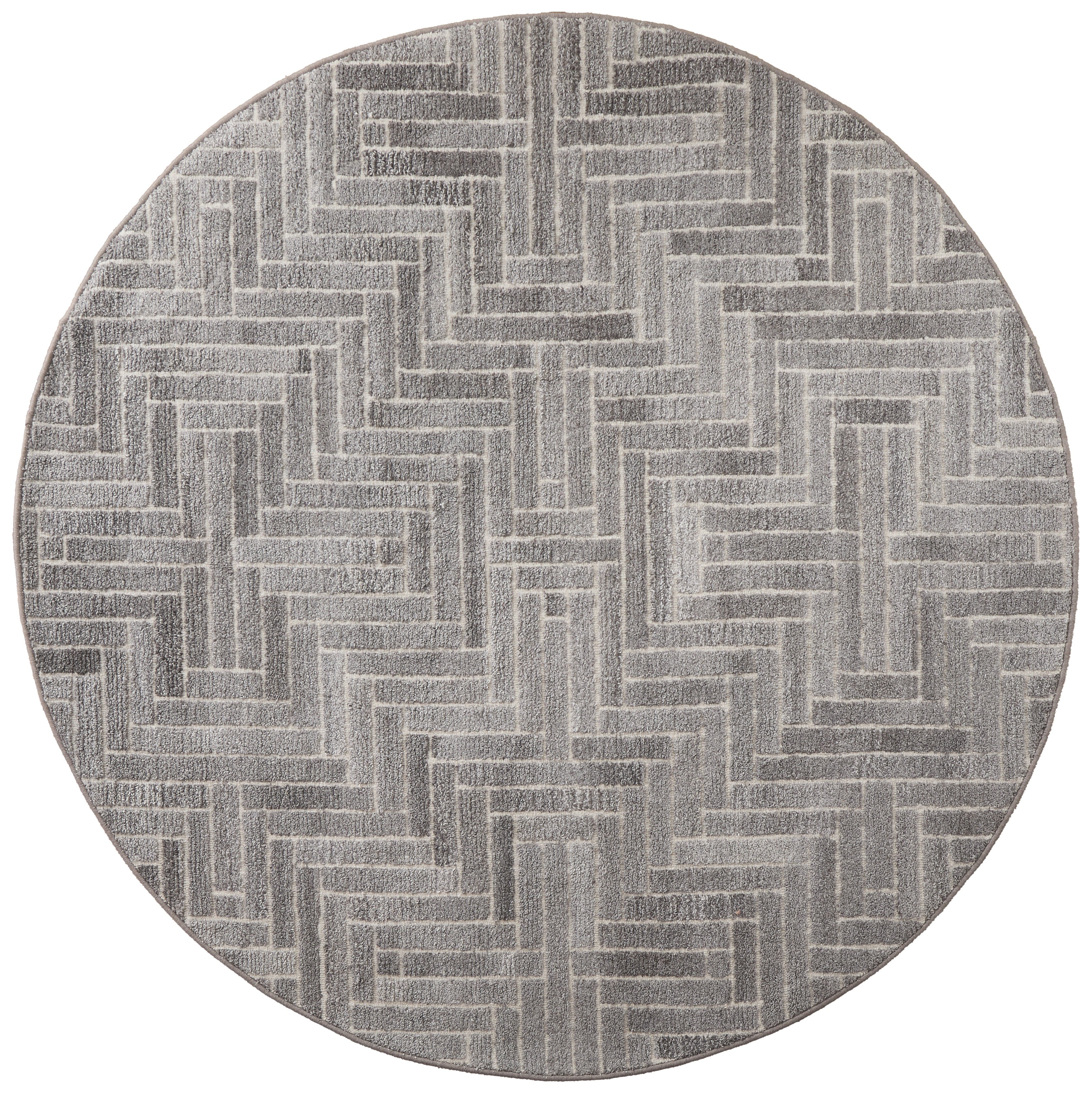 Asher Transitional Geometric - Taupe/Gray/Tan