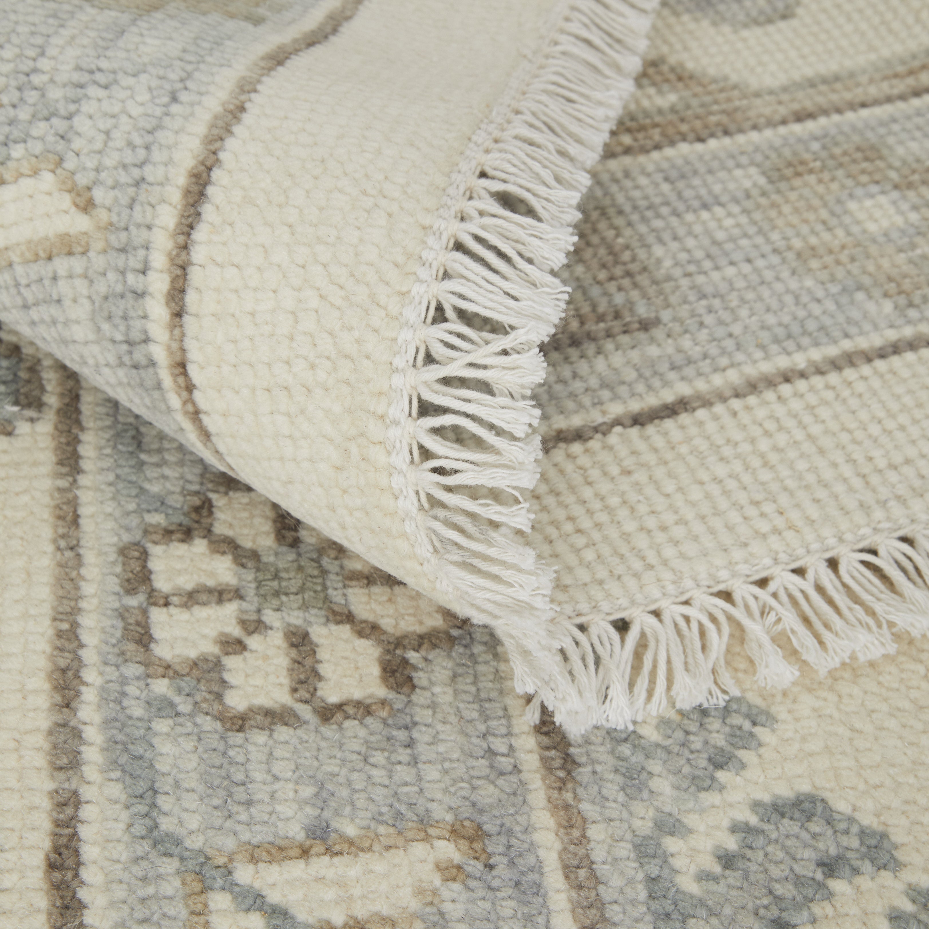 Karina Transitional Floral & Botanical - Ivory/Gray/Brown Area Rug
