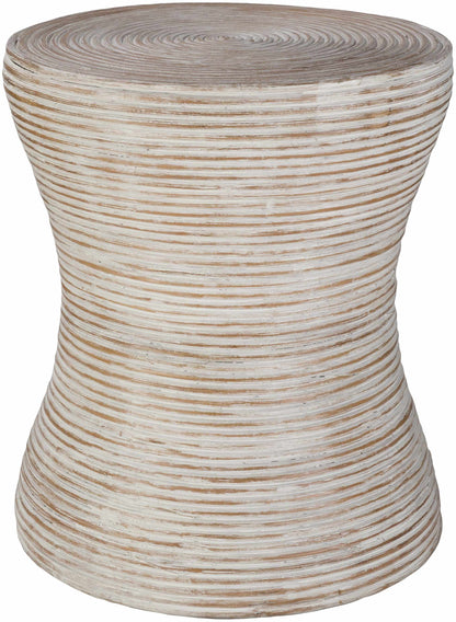 Manaus White End Table