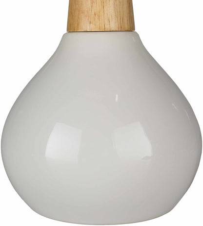 Minimalist White Ceramic Table Lamp