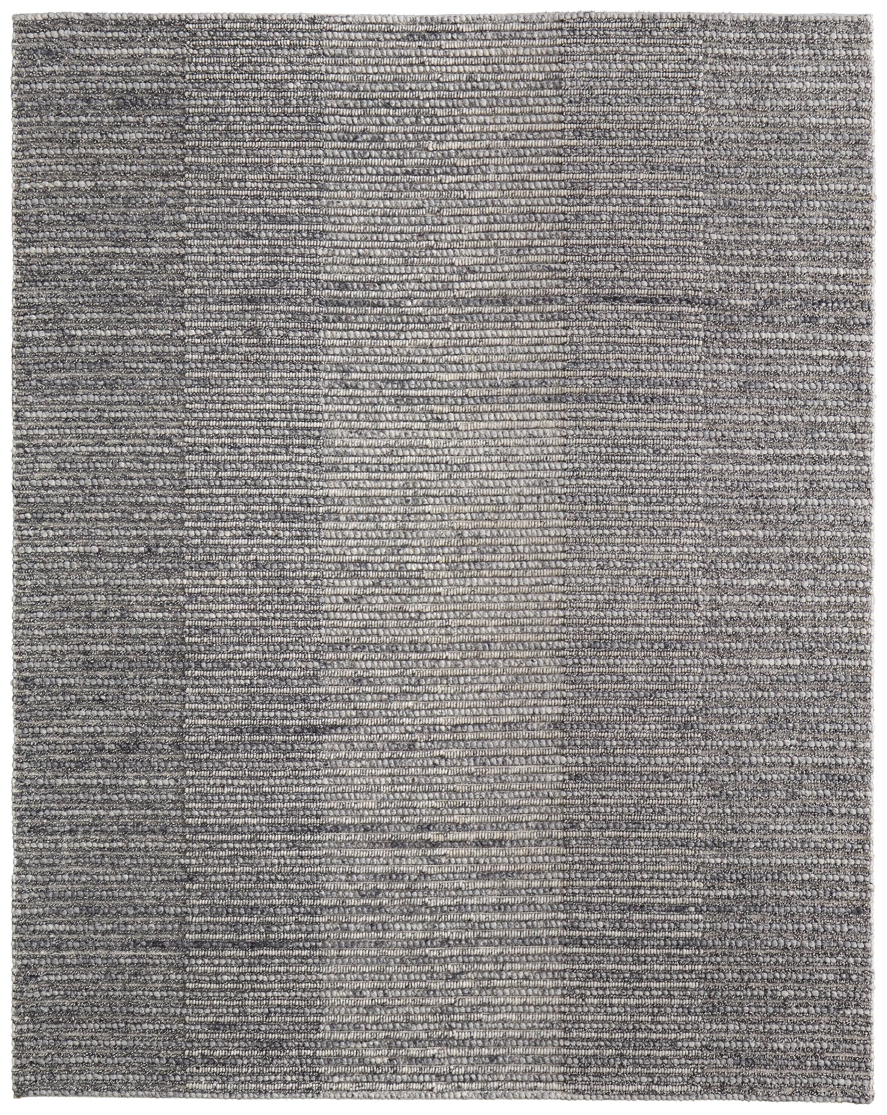Herrick Modern Solid - Ivory/Gray Area Rug