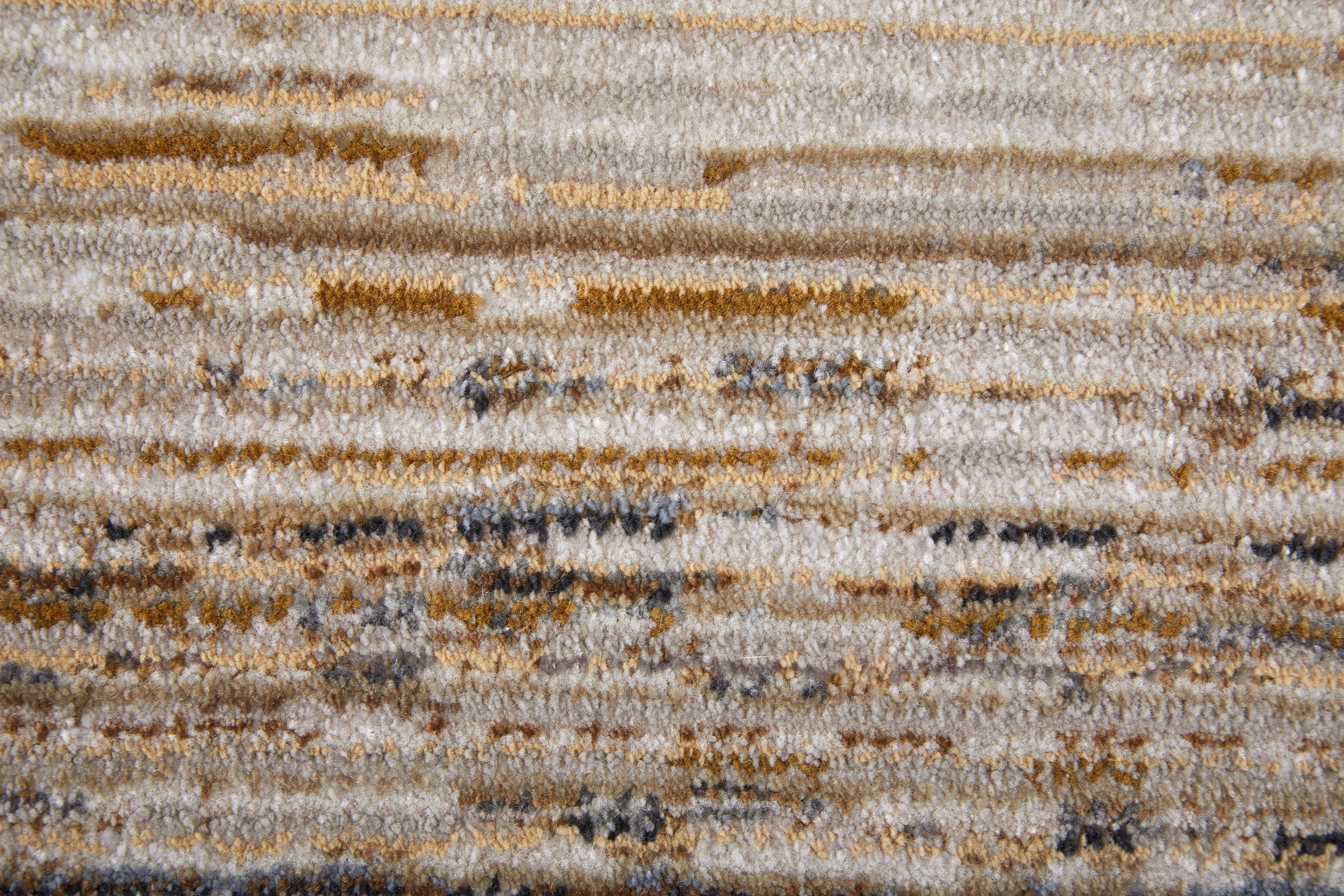 Deja Modern Distressed - Ivory/Brown/Tan Area Rug