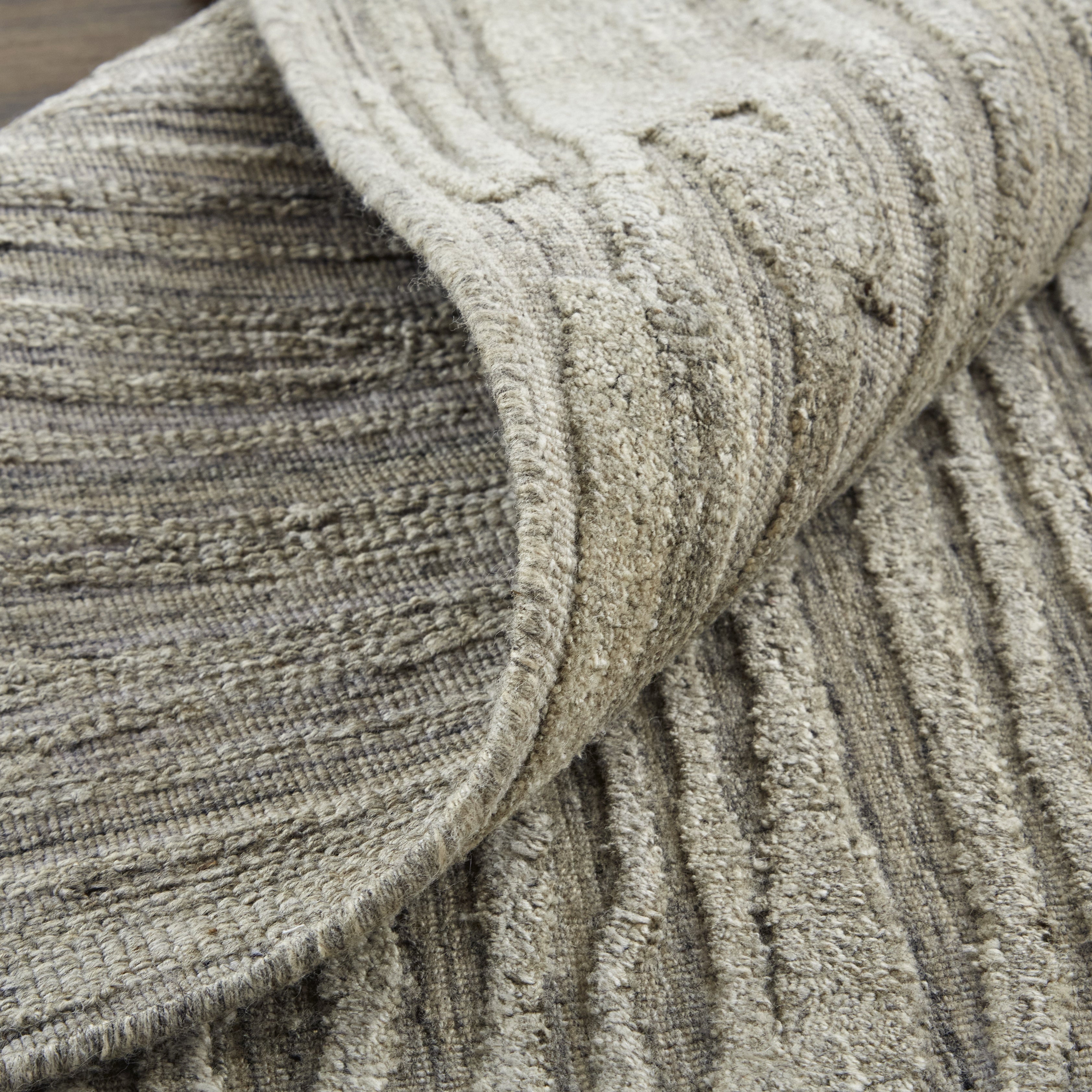 Braeside Transitional Abstract - Taupe/Gray Area Rug