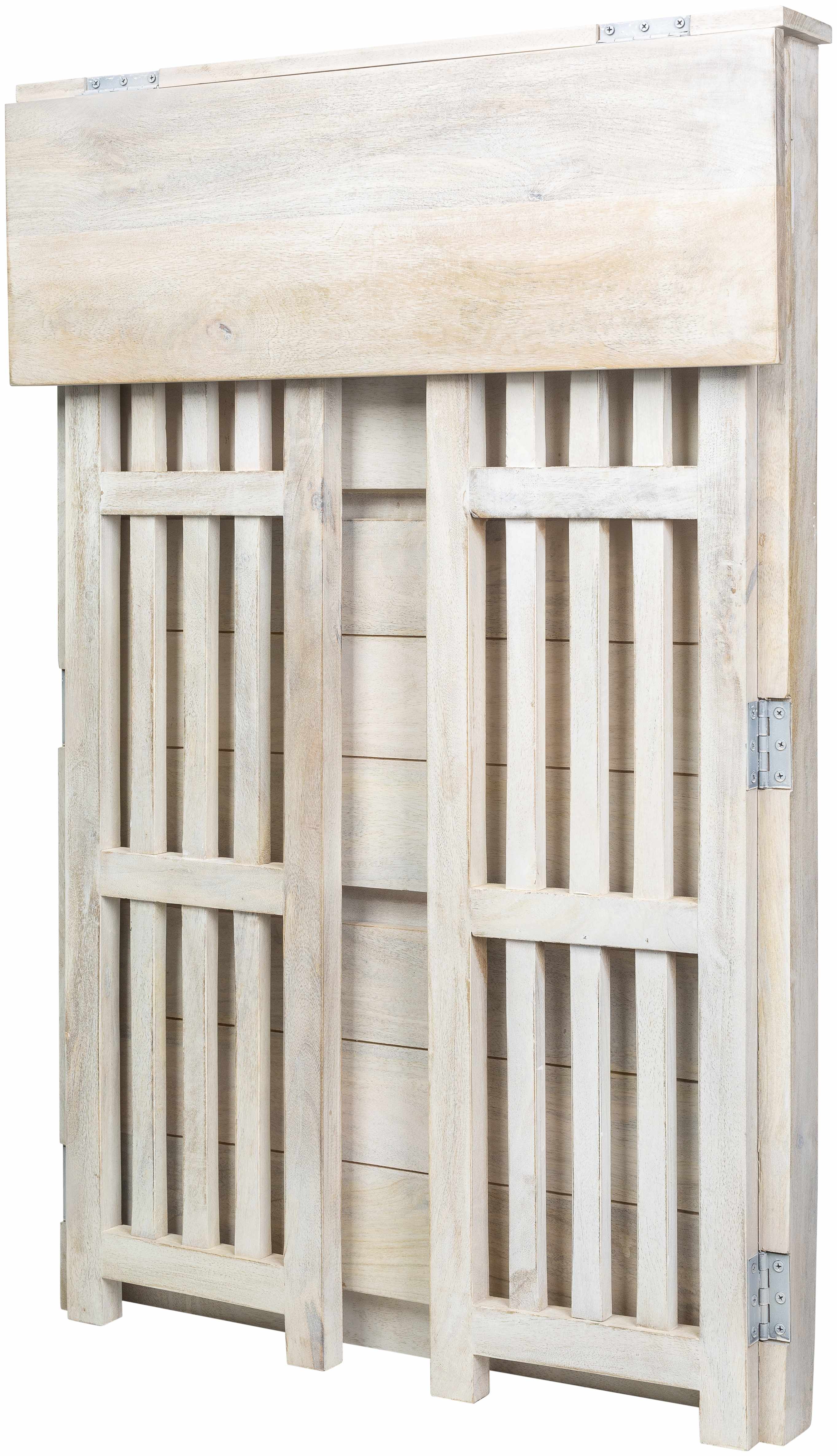 White Mango Wood Traditional Bookcase