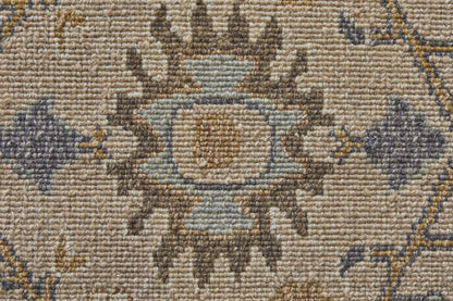 Corbitt Traditional Oriental - Tan/Blue/Gold Area Rug