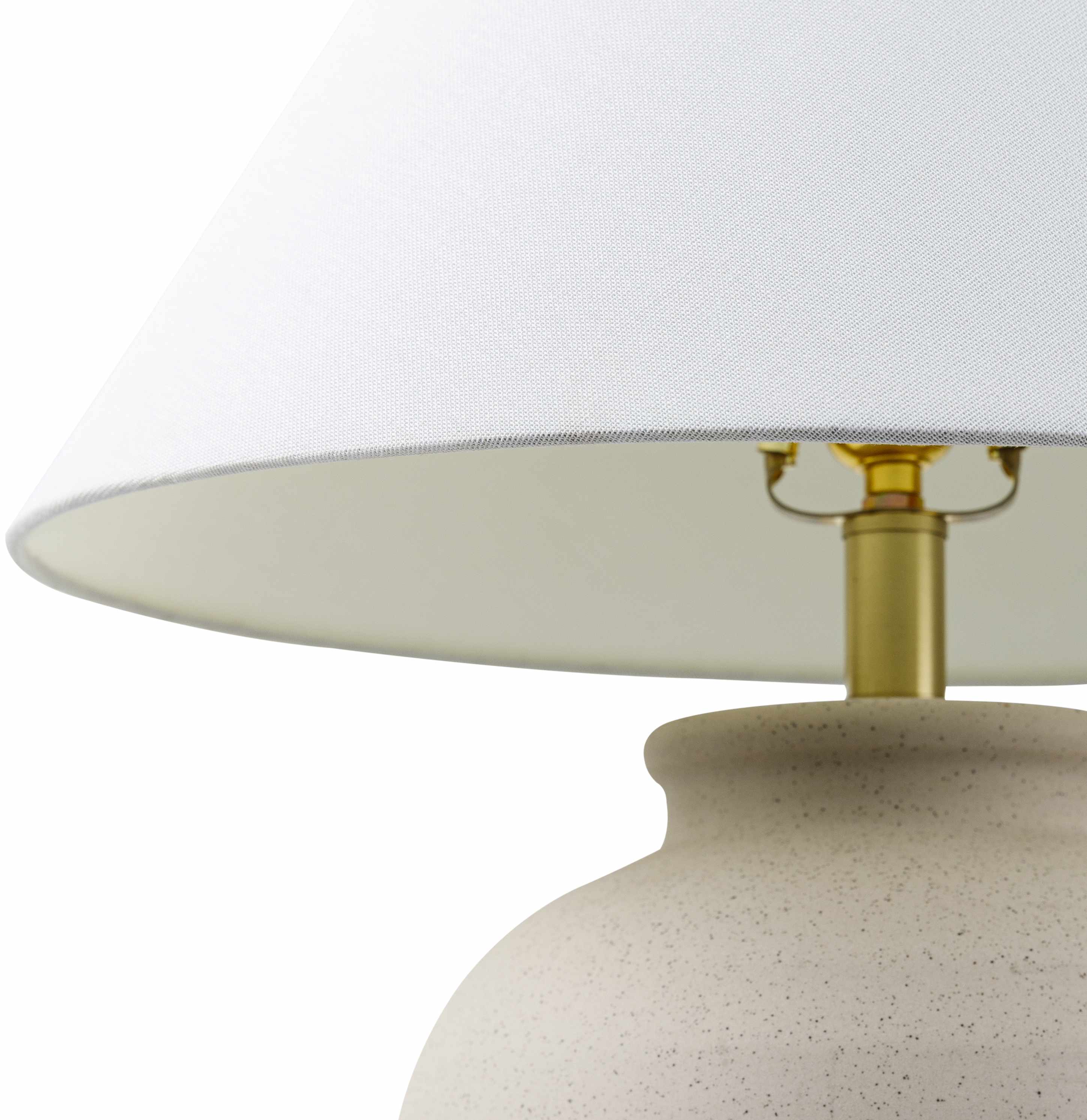 Lalitpur Cream Ceramic Table Lamp