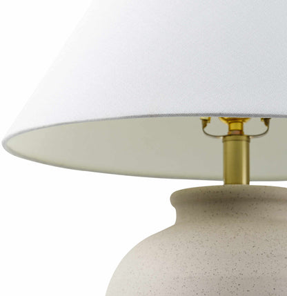 Lalitpur Cream Ceramic Table Lamp