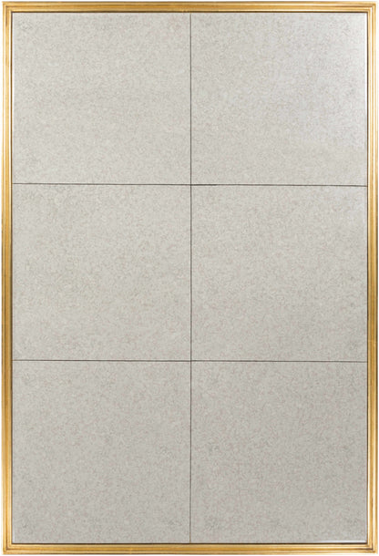 Sophisticated Antique Beveled Gold Mirror