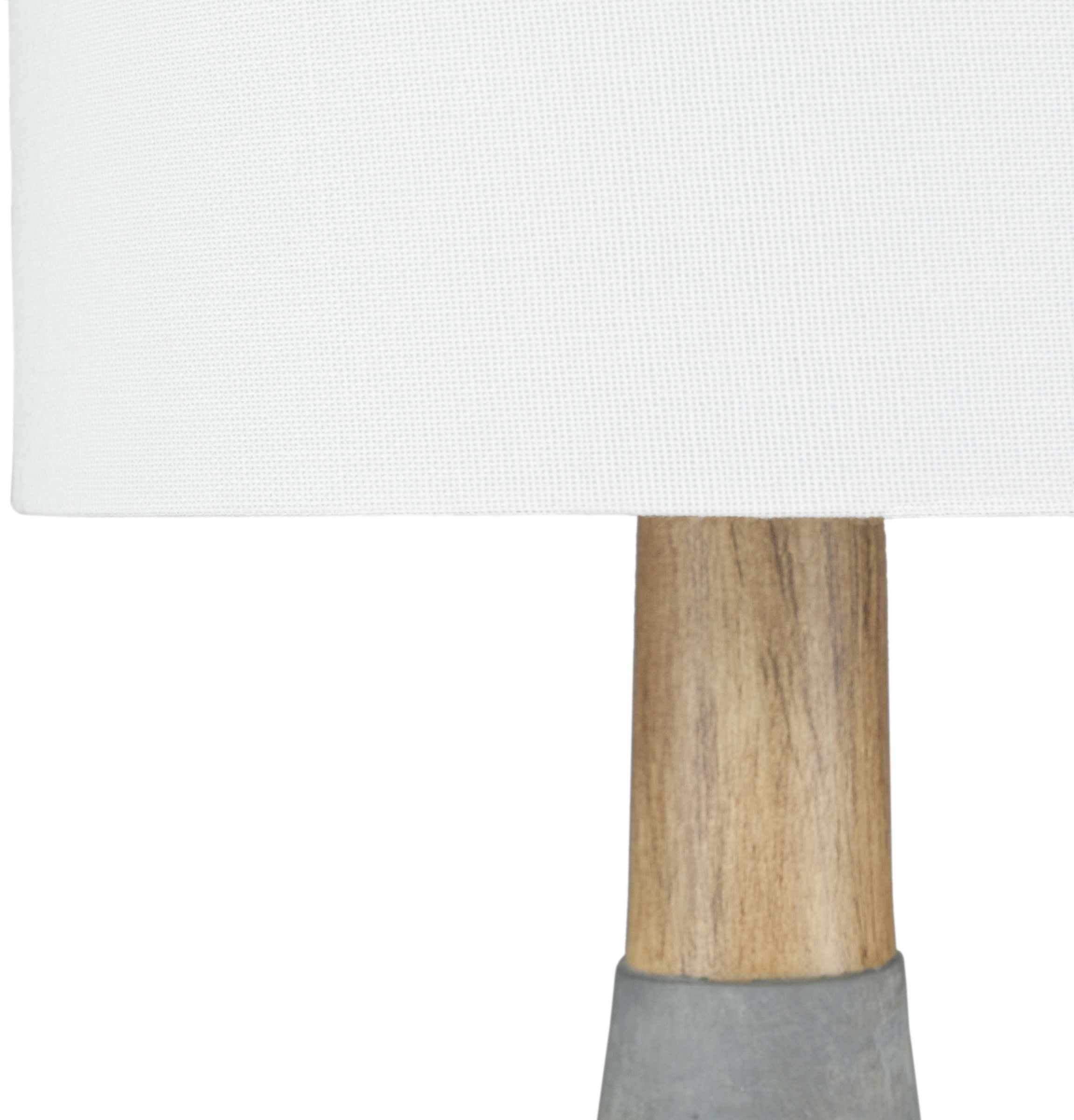 Contemporary Gray Table Lamp