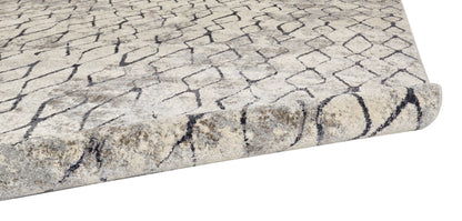 Kano Transitional Diamond - Ivory/Gray/Taupe Area Rug