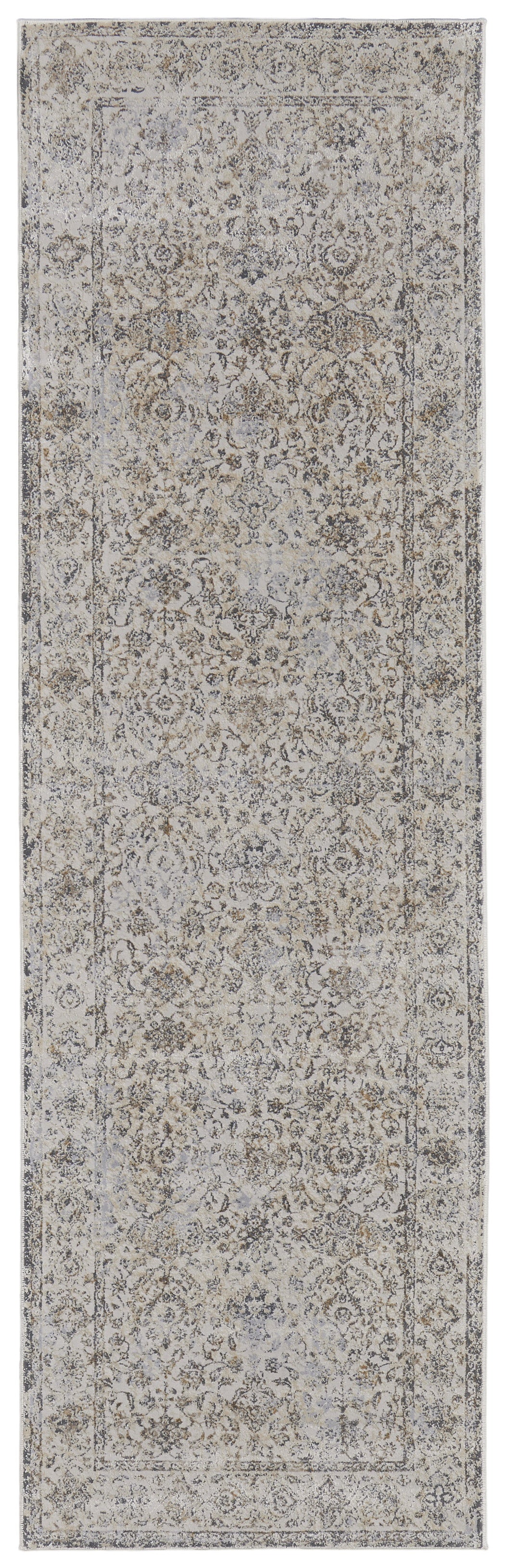 Celene Traditional Bordered - Ivory/Tan/Gray Area Rug