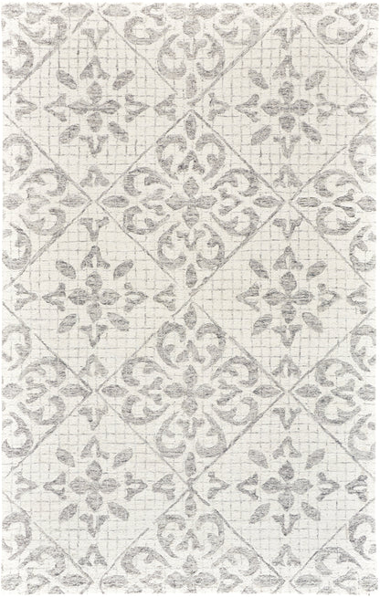 Rhett Transitional Floral & Botanical - Ivory/Gray