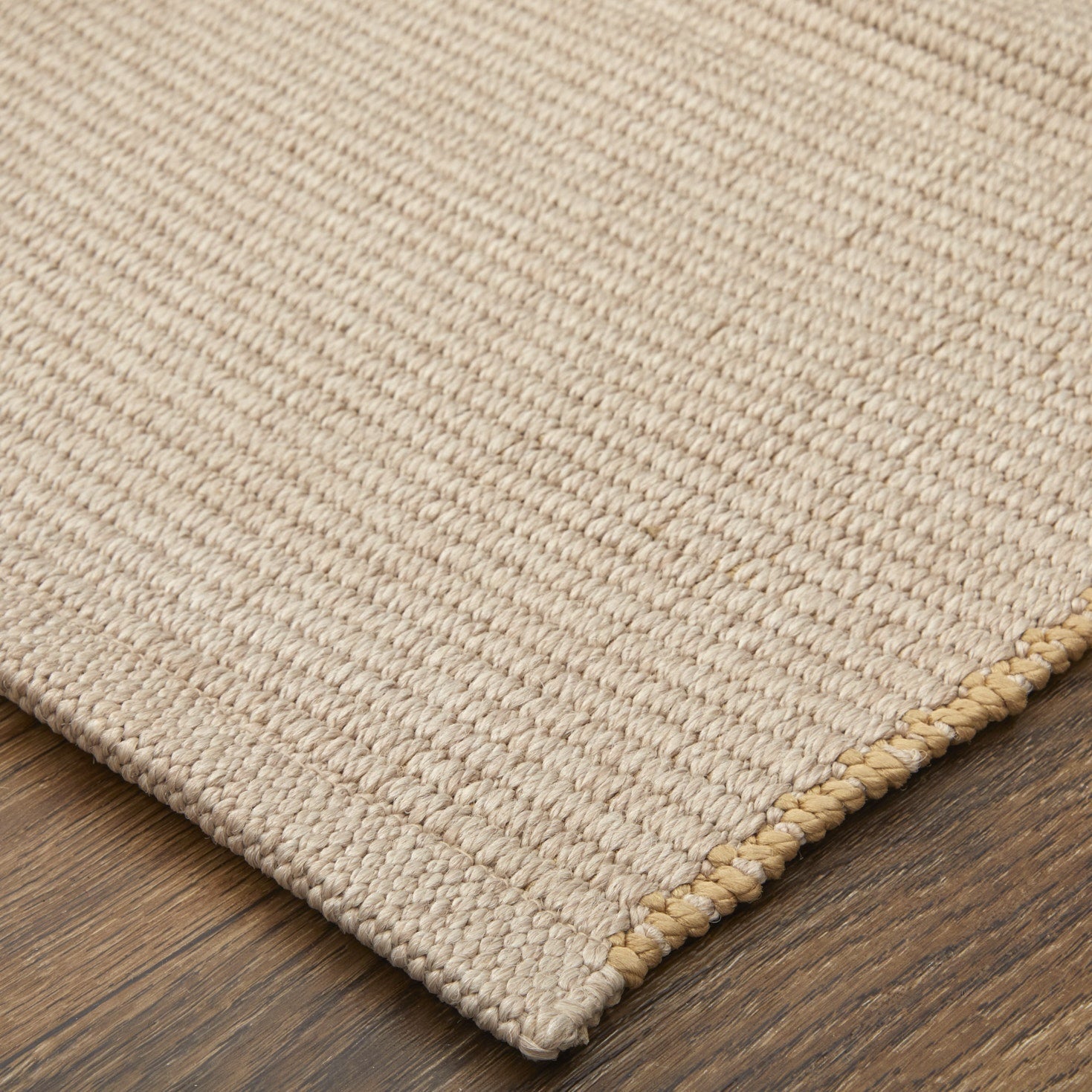 Theo Modern Solid - Ivory/Tan Area Rug