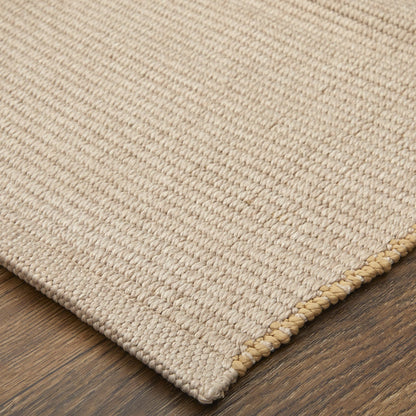 Theo Modern Solid - Ivory/Tan Area Rug