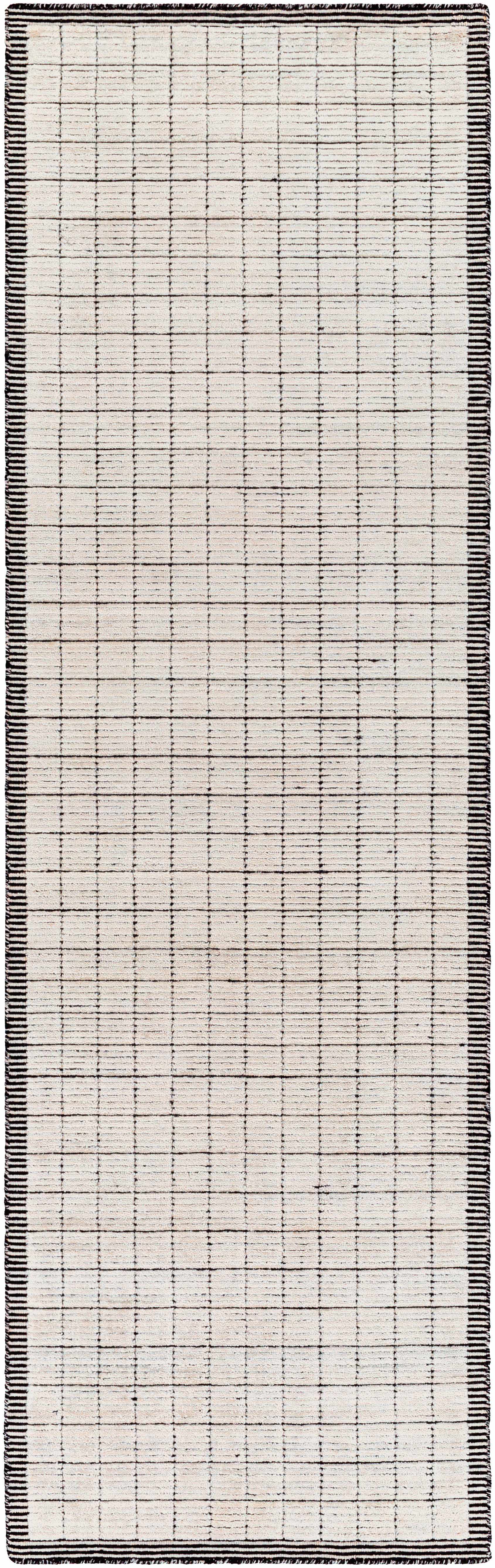 Hand Loomed Idyllic Light Gray Wool & Viscose Area Rug
