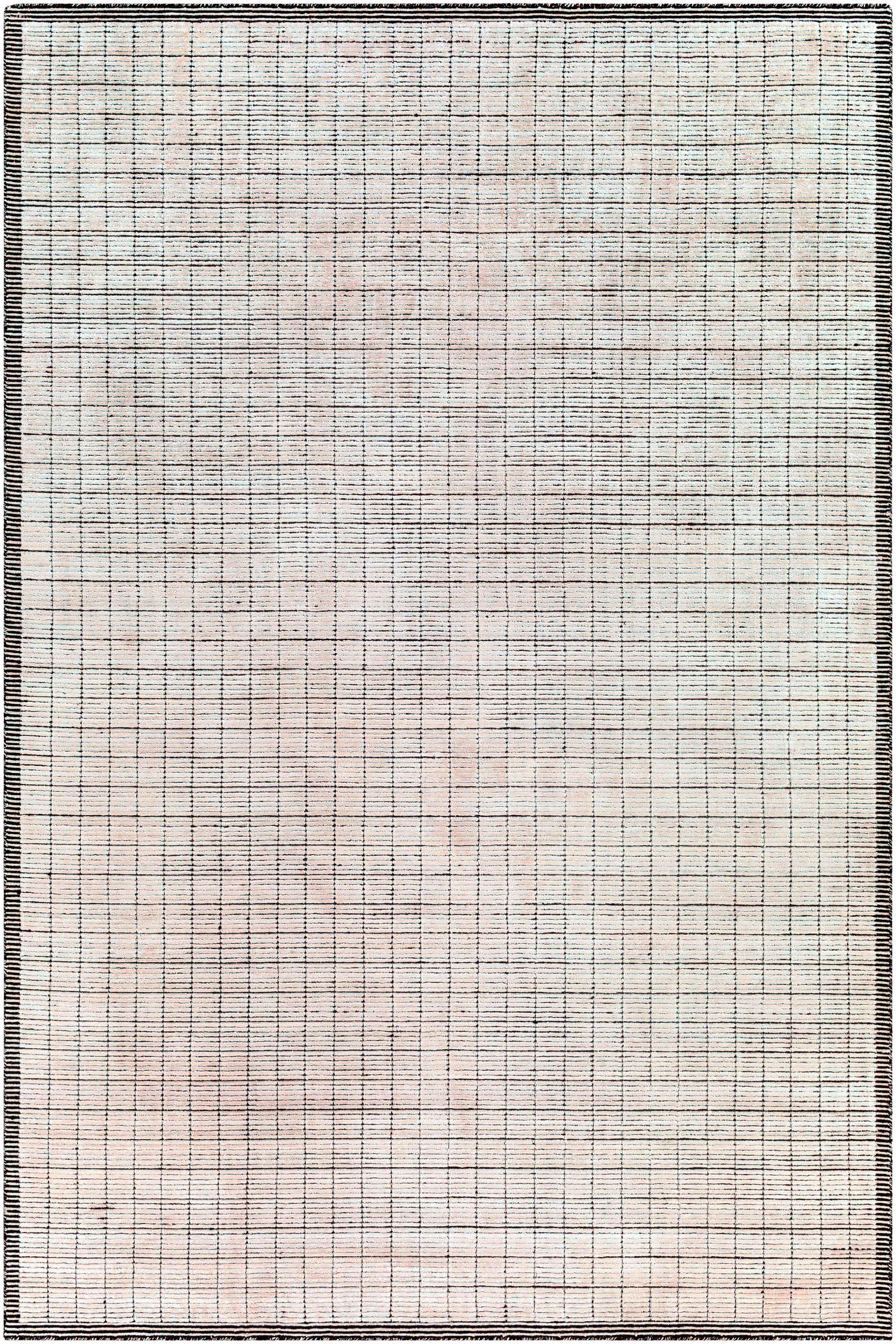Hand Loomed Idyllic Light Gray Wool & Viscose Area Rug