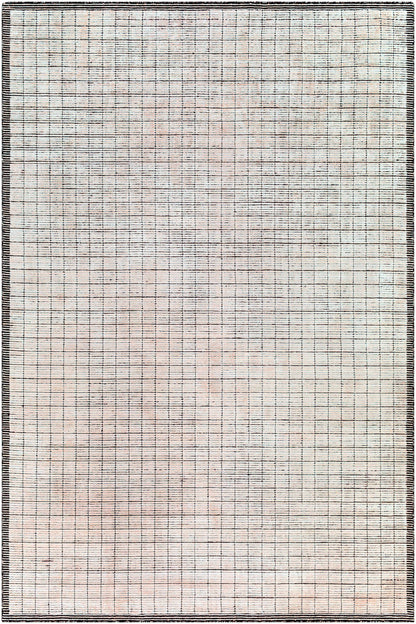 Hand Loomed Idyllic Light Gray Wool & Viscose Area Rug
