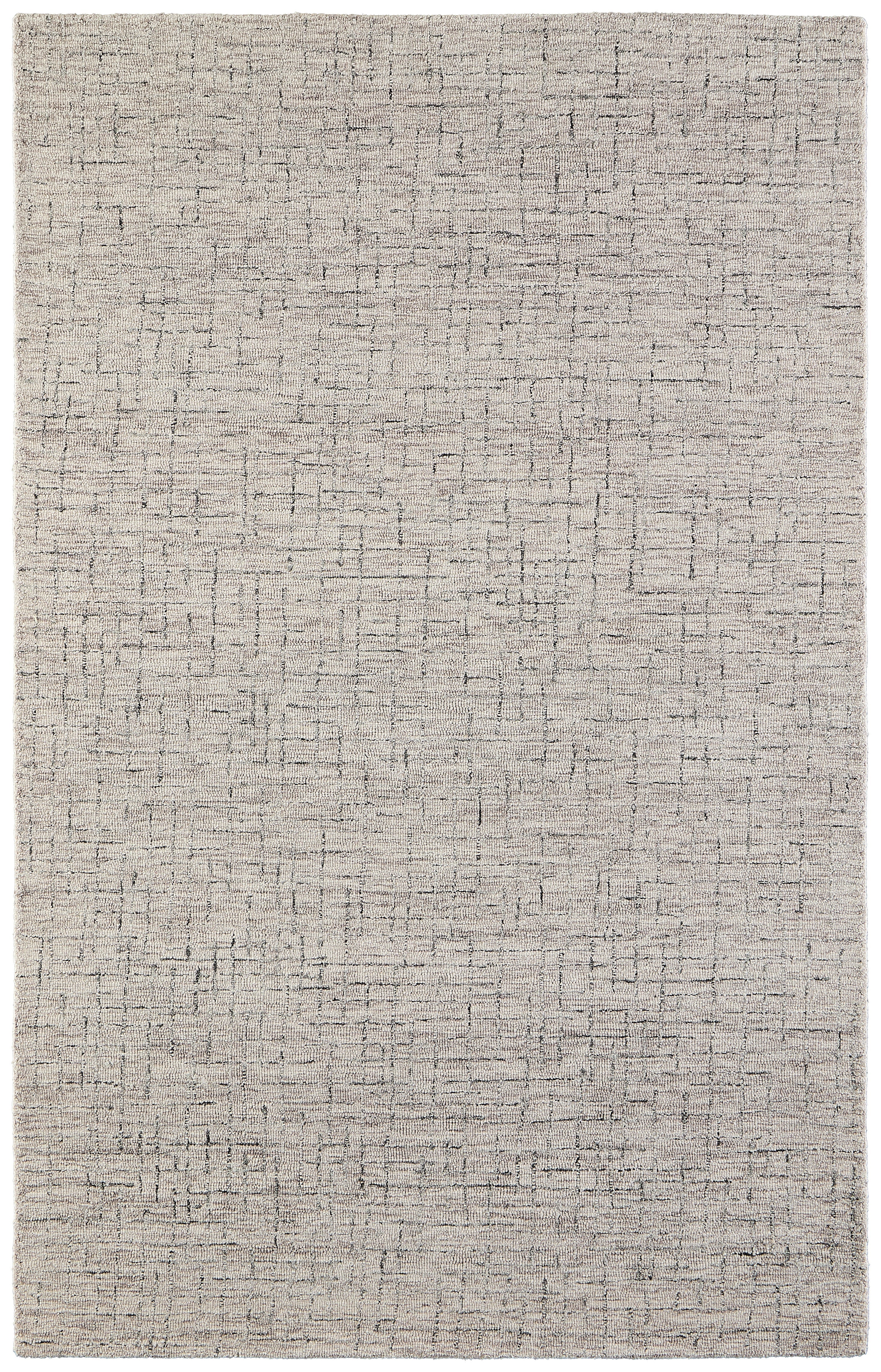 Belfort Transitional Solid - Ivory/Gray/Taupe Area Rug