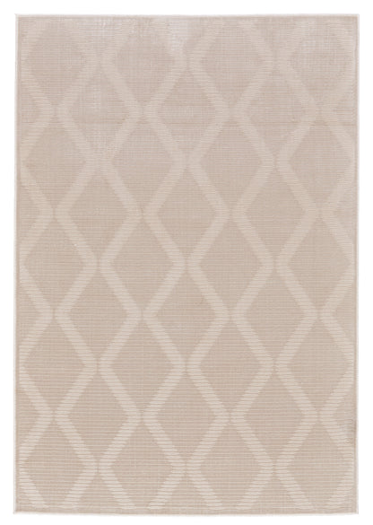 Prasad Modern Geometric - Ivory/Tan Area Rug