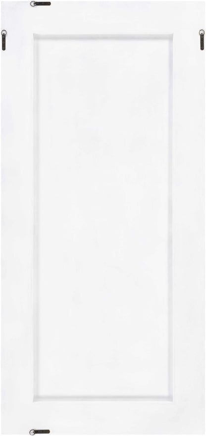 Elegant Chic White Floor Mirror
