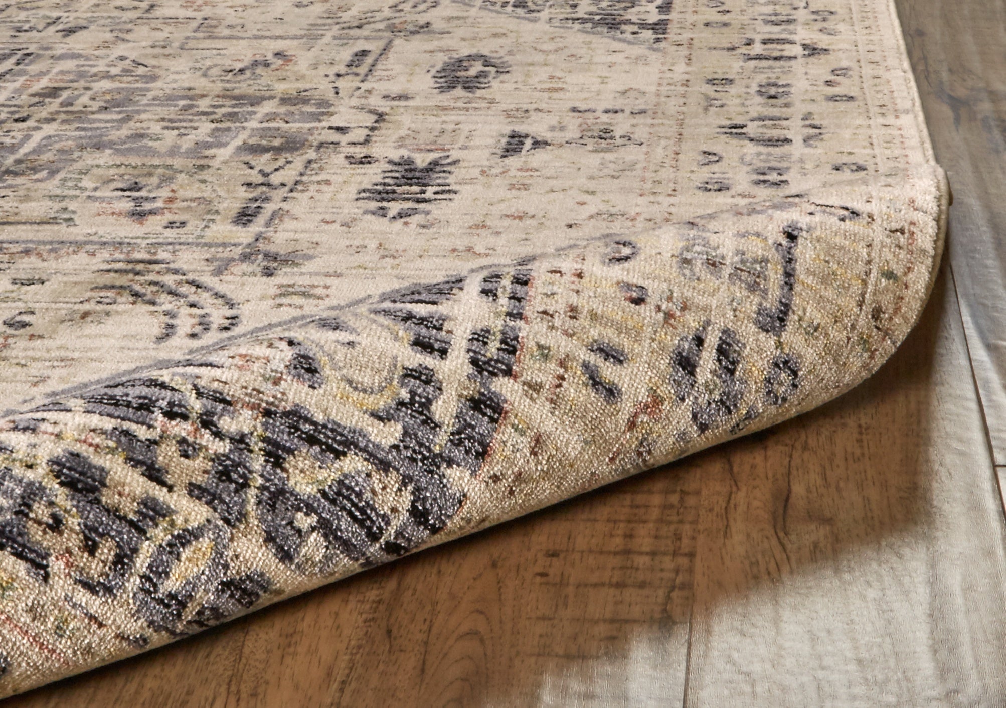 Grayson Transitional Medallion - Tan/Gray/Black