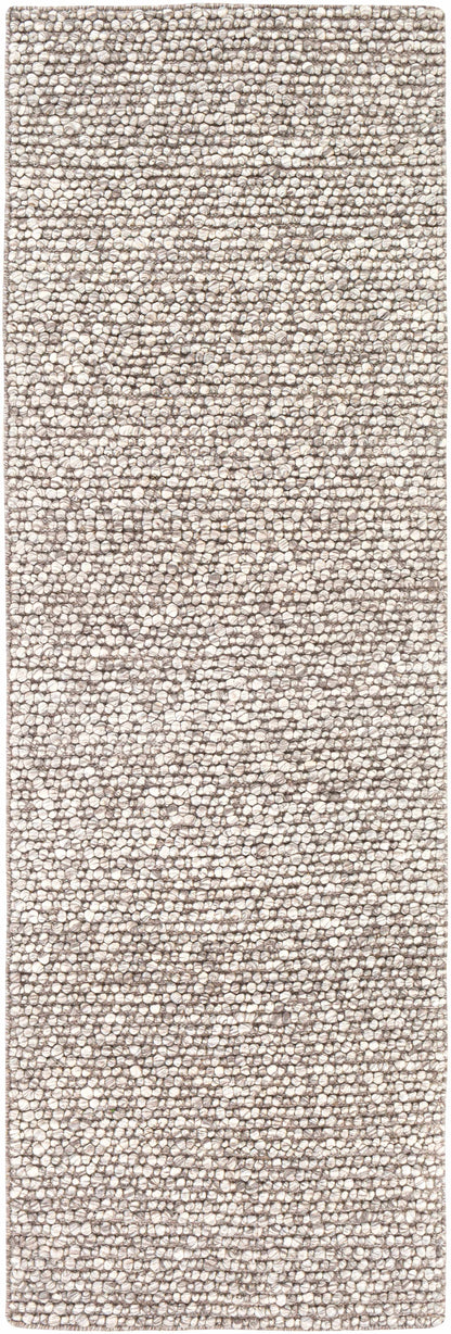 Charcoal Handwoven Wool & Viscose Area Rug