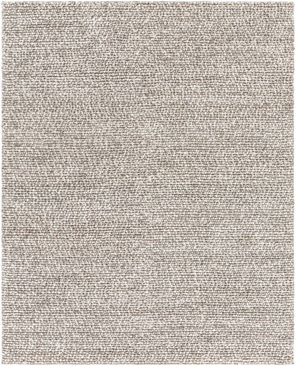 Charcoal Handwoven Wool & Viscose Area Rug