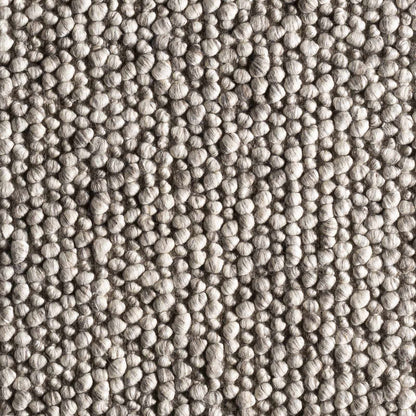 Charcoal Handwoven Wool & Viscose Area Rug