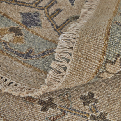 Corbitt Traditional Oriental - Tan/Blue/Gold Area Rug