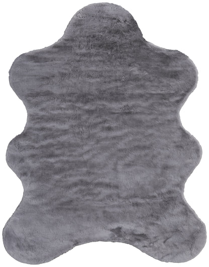 Luxe Velour Modern Solid - Taupe/Gray Area Rug