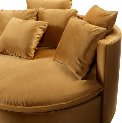 Siena Mustard Lounger