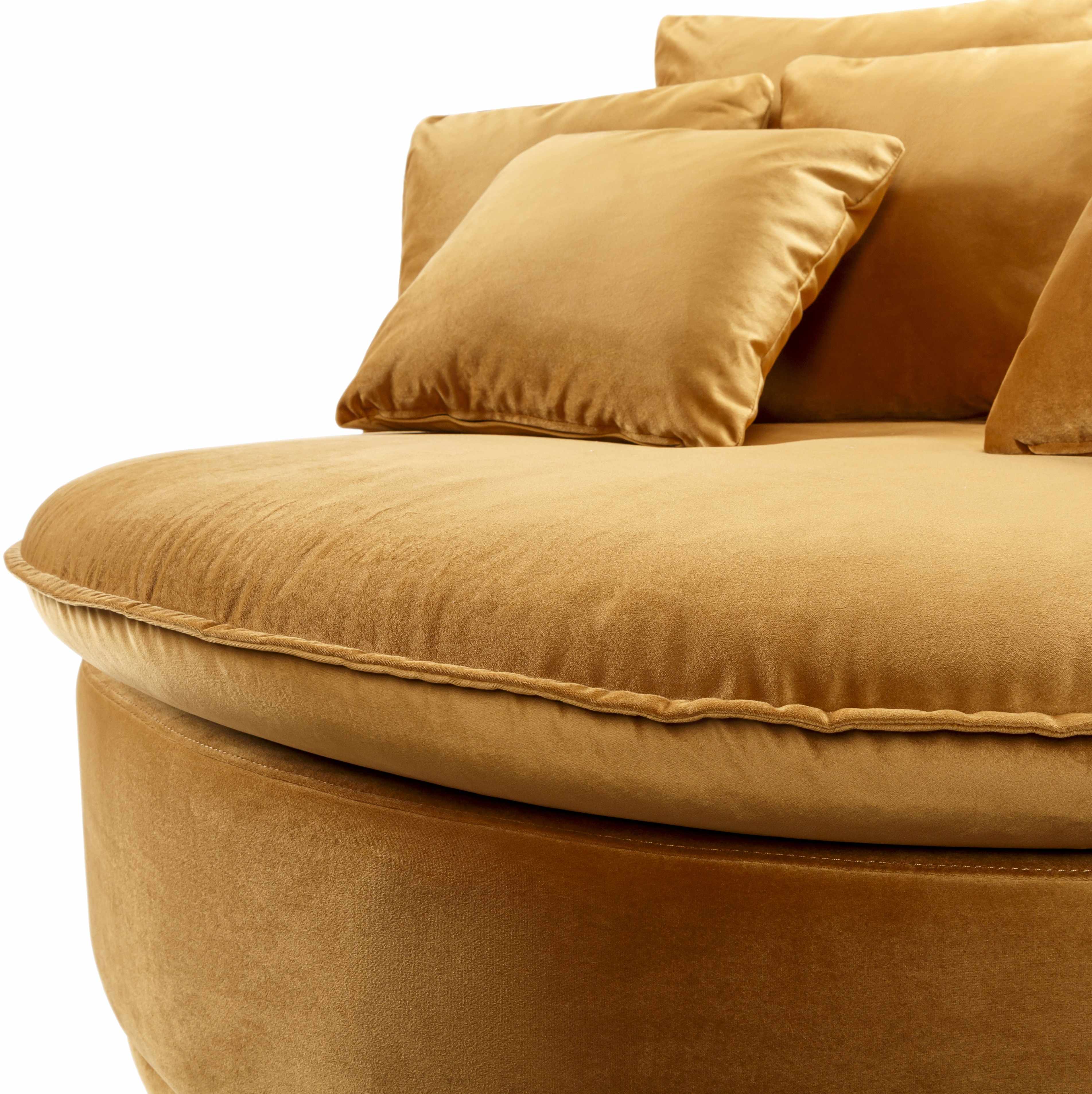 Siena Mustard Lounger