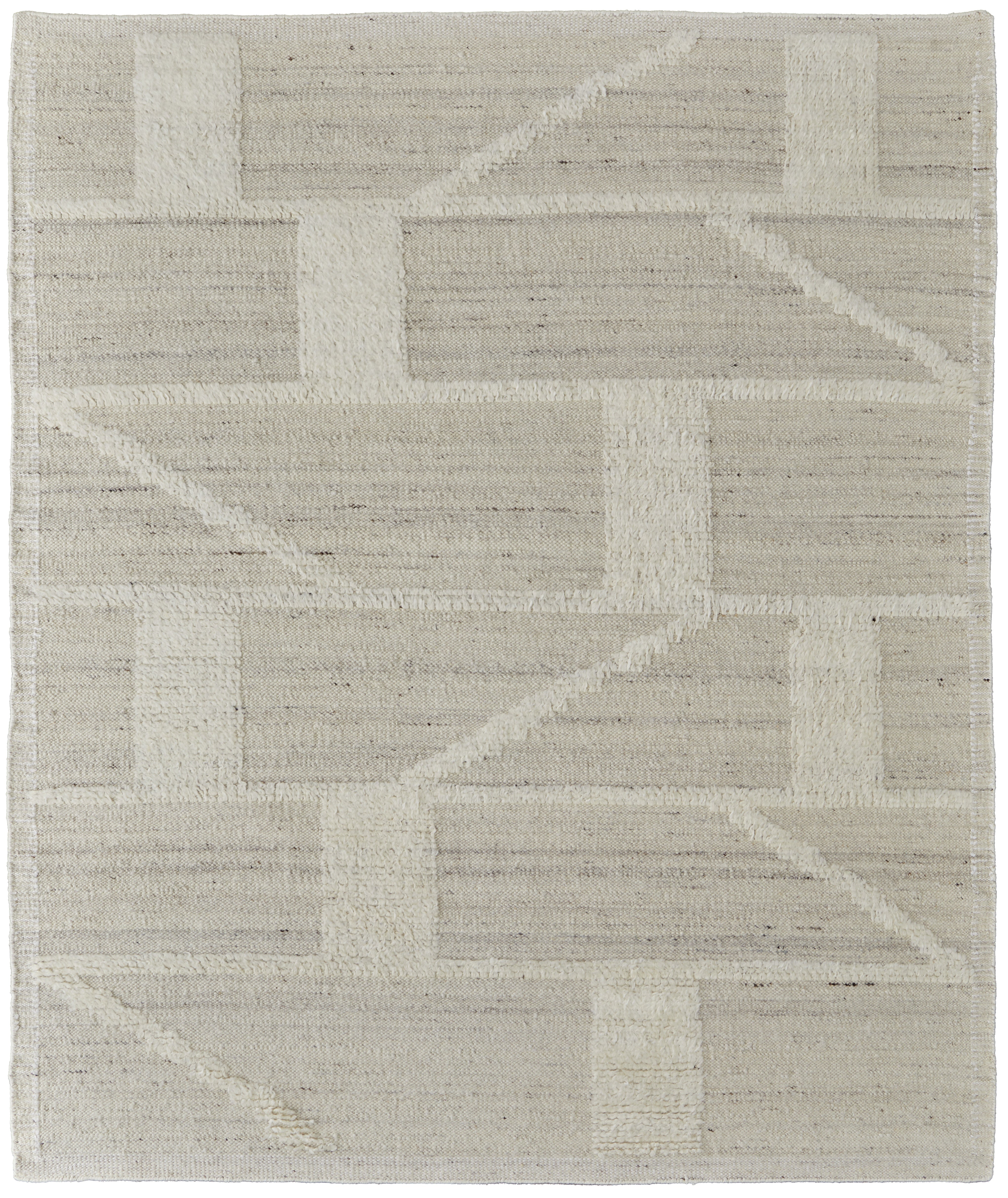 Ashby Transitional Geometric - Tan/Ivory Area Rug
