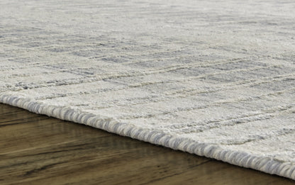 Odell Transitional Geometric - Ivory/Blue