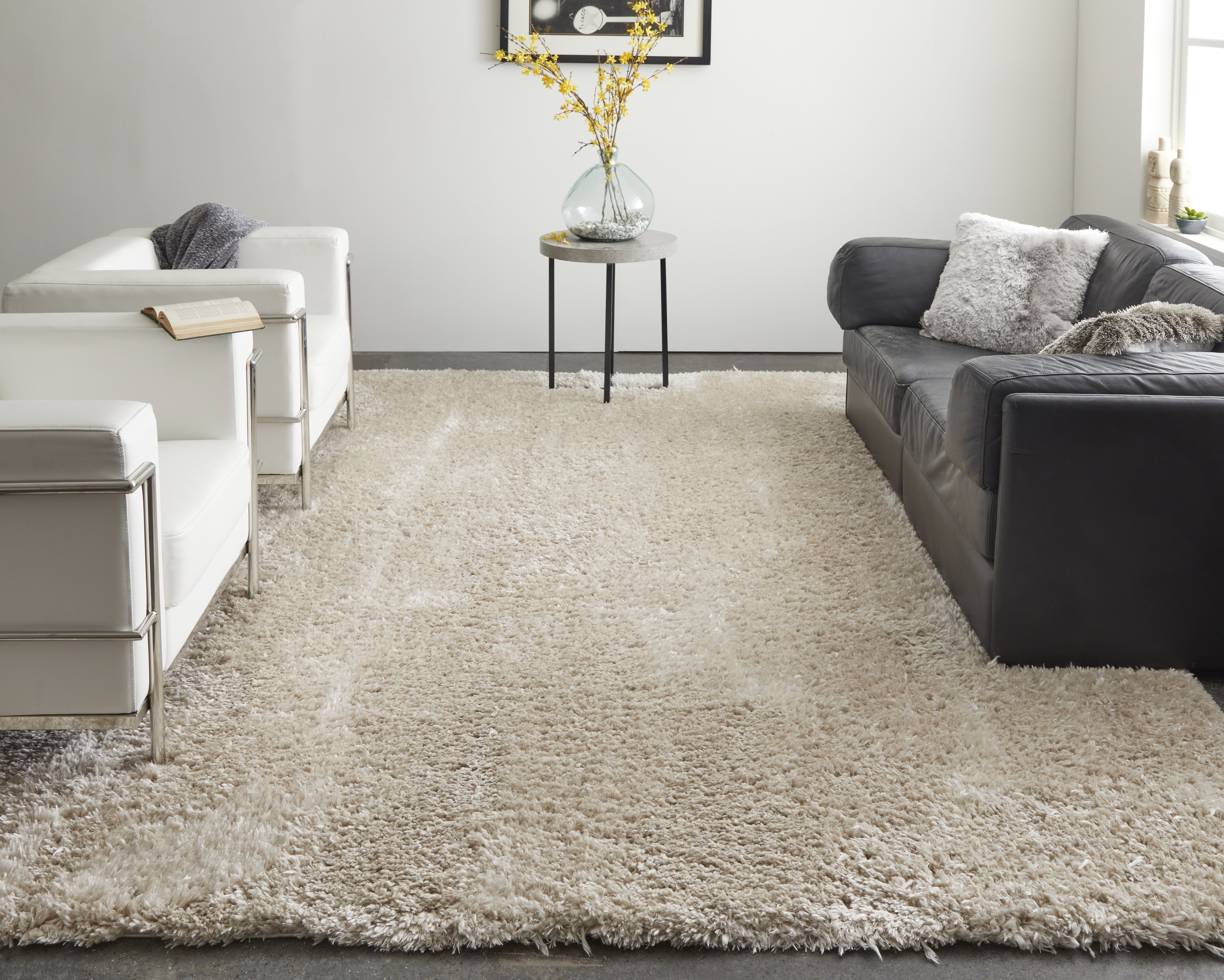 Darian Modern Solid - Ivory Area Rug