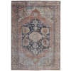 Percy Transitional Medallion - Orange/Brown/Taupe Area Rug