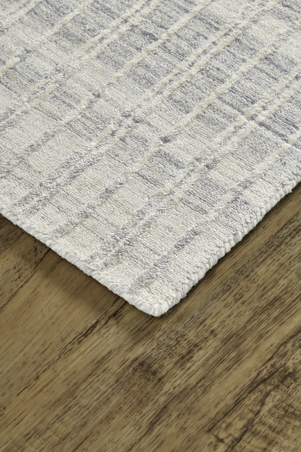 Odell Transitional Geometric - Ivory/Blue