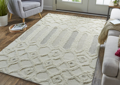 Anica Transitional Abstract - Ivory/Taupe/Tan Area Rug