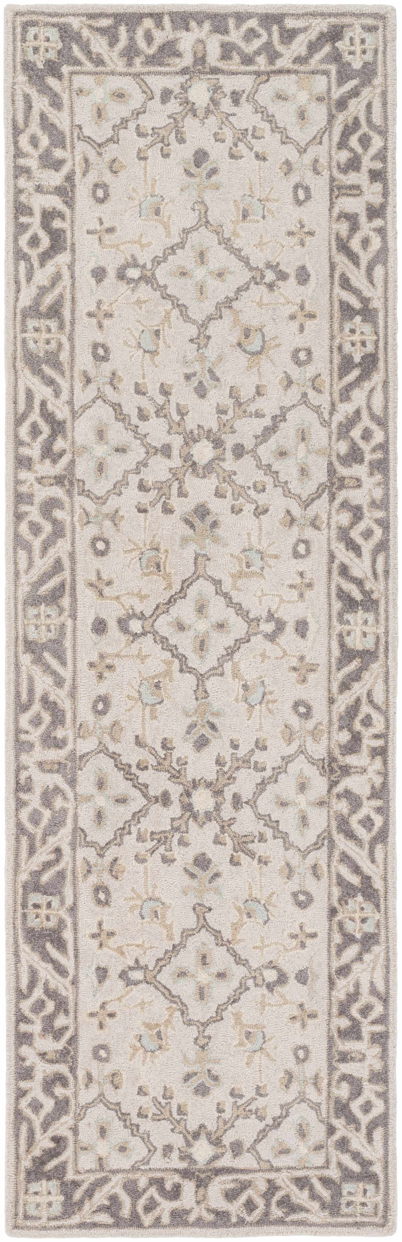 Dooling Light Brown Wool Carpet