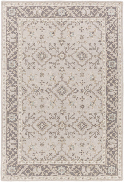 Dooling Light Brown Wool Carpet