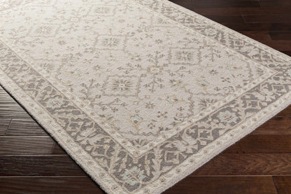 Dooling Light Brown Wool Carpet