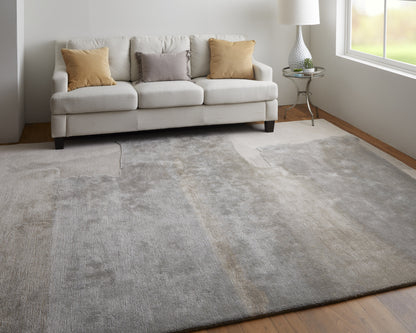 Anya Transitional Abstract - Ivory/Gray Area Rug