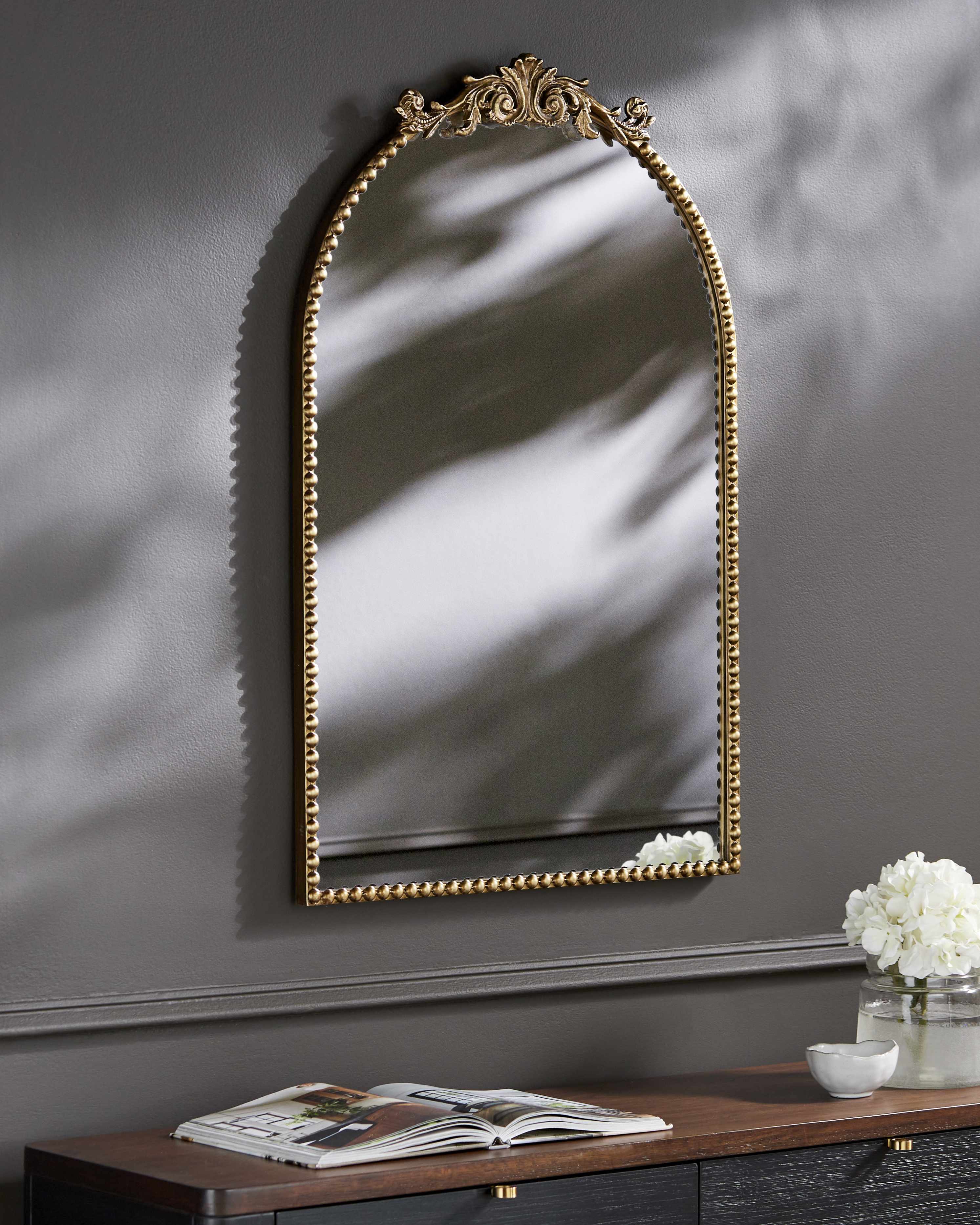 Dostoyevka Traditional Gold Crowned Mirror