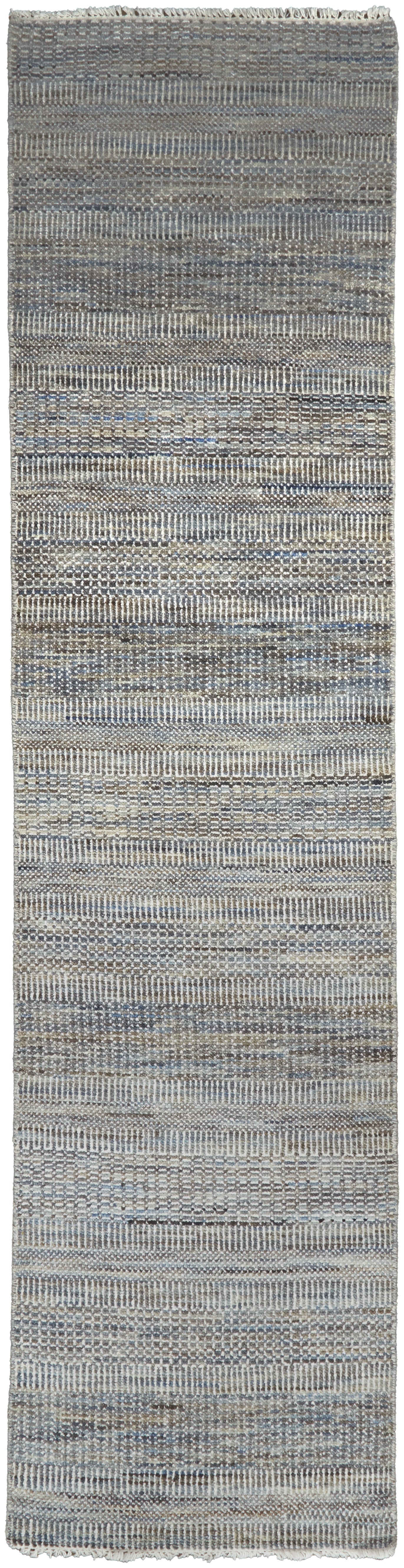 Janson Transitional Stripes - Silver Area Rug