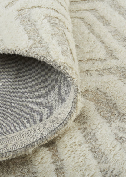Anica Transitional Diamond - Ivory/Tan Area Rug