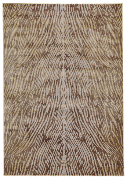 Cannes Transitional Animal Print - Brown/Tan