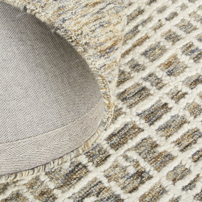 Maddox Transitional Abstract - Tan/Ivory Area Rug