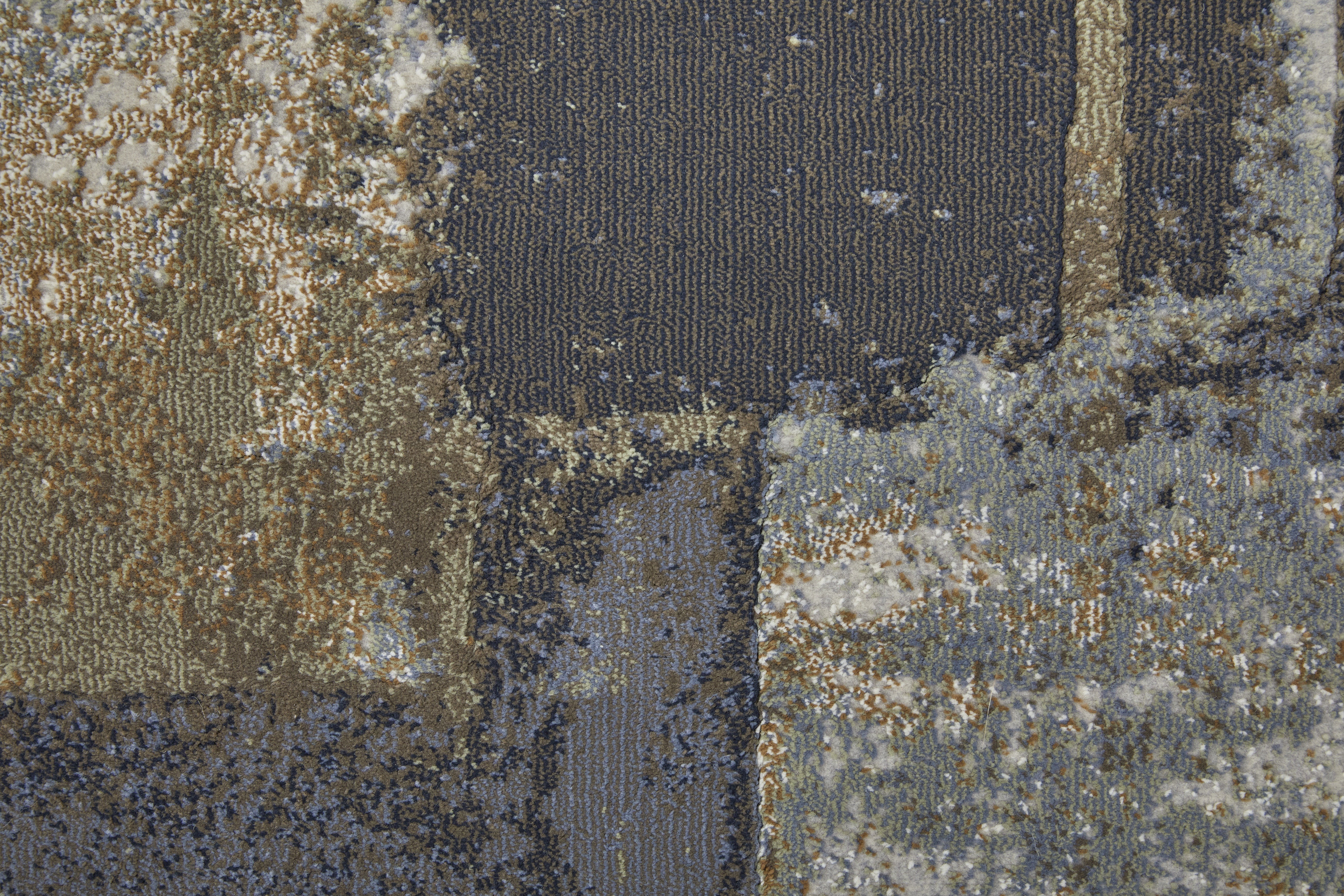 Clio Modern Watercolor - Brown/Gray/Black Area Rug