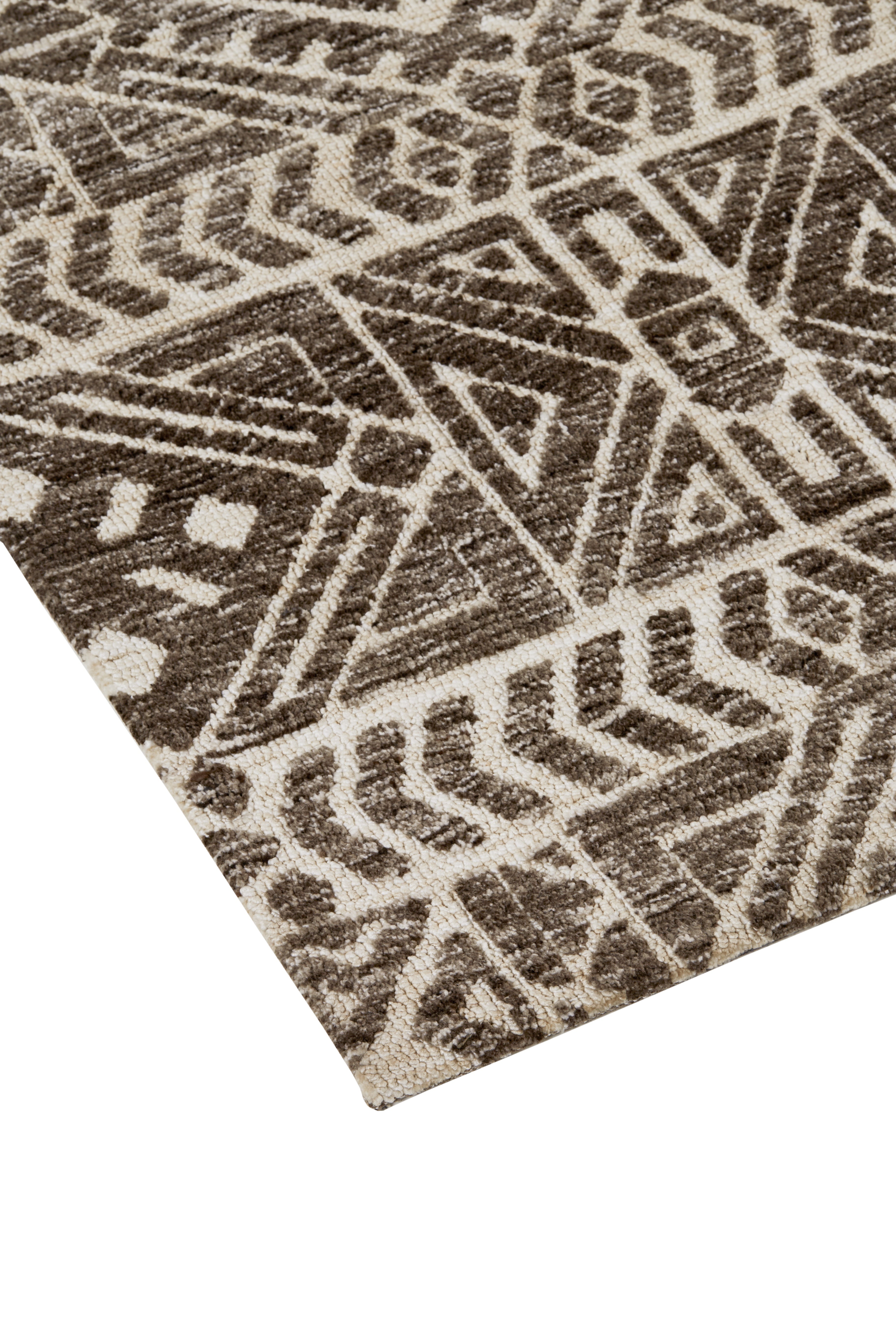 Colton Modern Southwestern - Brown/Taupe/Ivory Area Rug